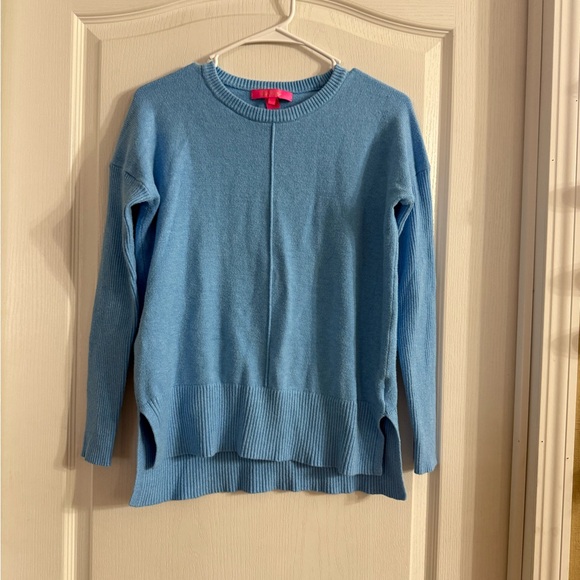Lily Pulitzer Frenchie Blue Mavie Sweater Sz S.  9153 - Picture 1 of 4